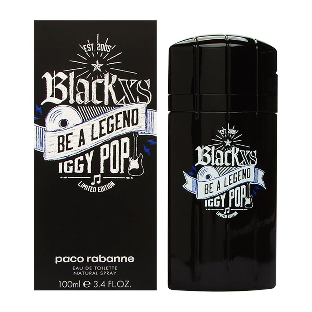 Paco Rabanne - Black XS Be A Legend Iggy Pop Eau De Toilette - 100 Ml Spray 1 Paco Rabanne - Black XS Be A Legend Iggy Pop Eau De Toilette - 100 Ml Spray