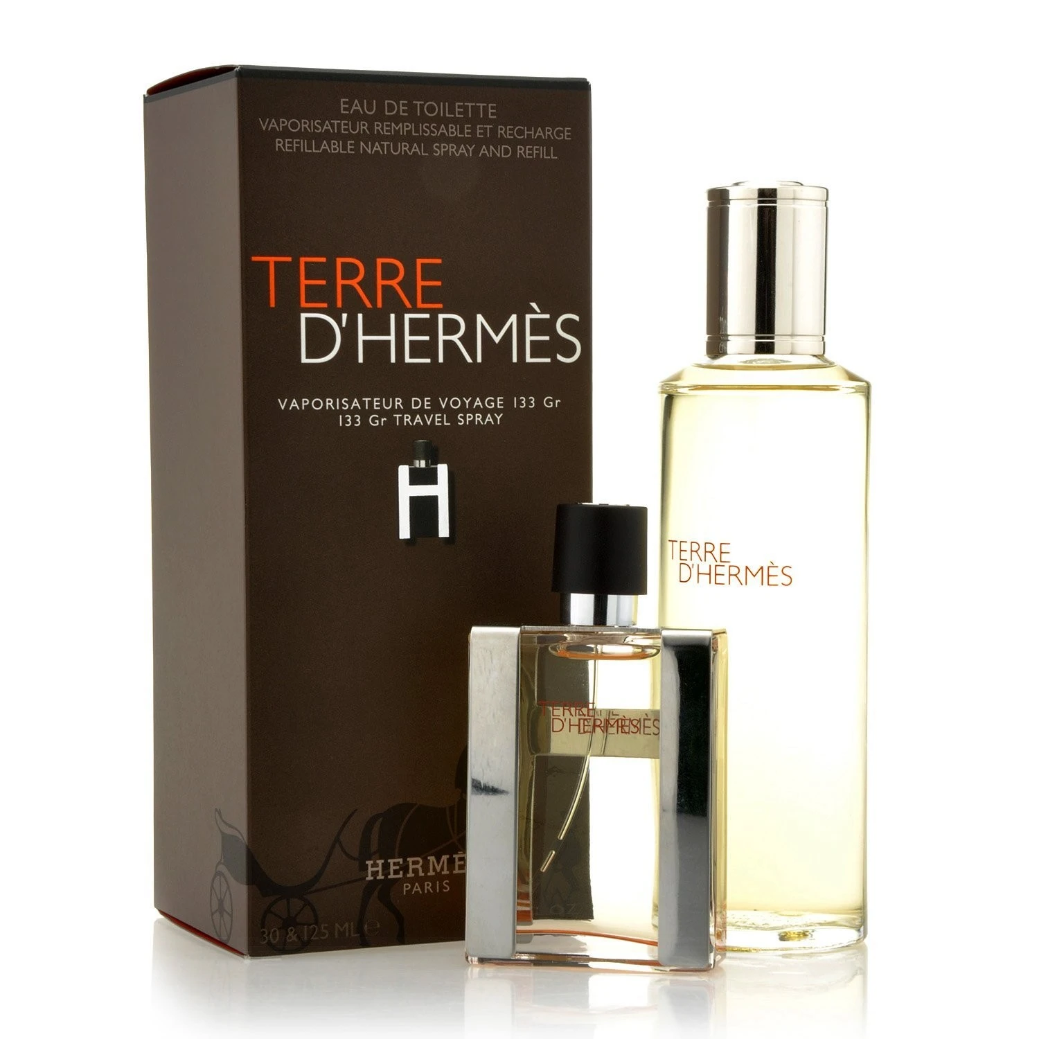 Hermès Terre D'Hermes Edt 30ml + Ricarica 125ml 1 Hermès Terre D'Hermes Edt 30ml + Ricarica 125ml