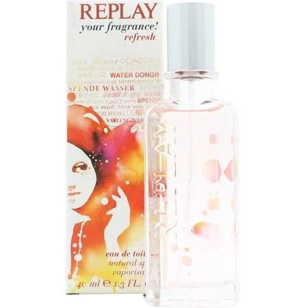 Replay For Her Your Fragrance! Refresh Eau De Toilette 40ml Spray 1 Replay For Her Your Fragrance! Refresh Eau De Toilette 40ml Spray
