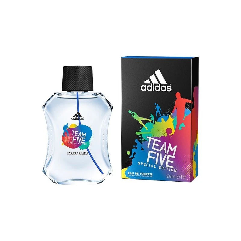 Adidas Team Five For Him Eau De Toilette 50ml Spray 1 Adidas Team Five For Him Eau De Toilette 50ml Spray