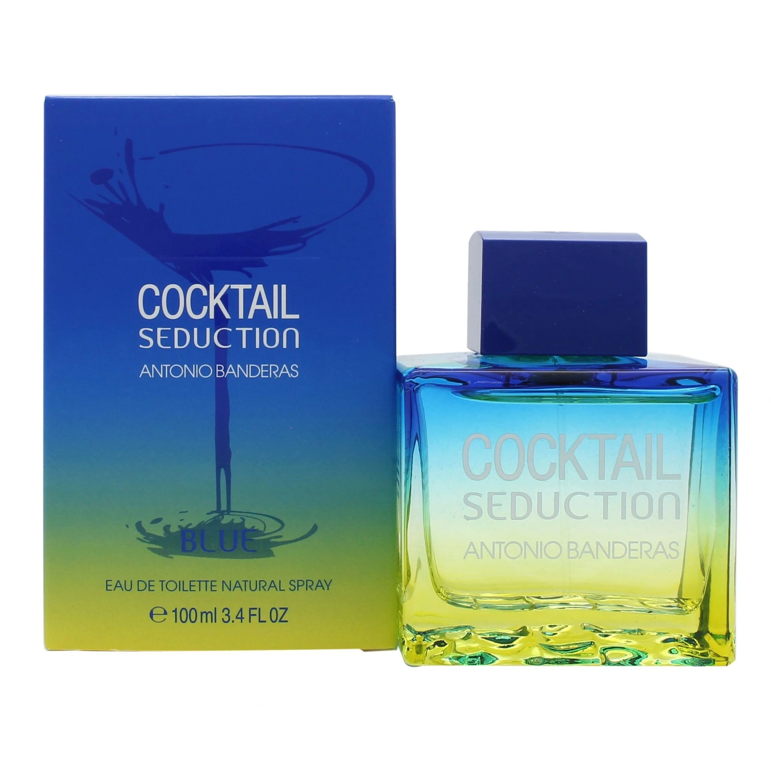 Antonio Banderas Cocktail Seduction Blue Eau De Toilette 100 Ml Spray 1 Antonio Banderas Cocktail Seduction Blue Eau De Toilette 100 Ml Spray