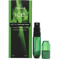 Travalo Fragrance Vaporisateur Travalo Ice 5ml Flacone Spray Riempibile Verde