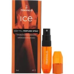 Travalo Fragrance Vaporisateur Travalo Ice 5ml Flacone Spray Riempibile Arancione