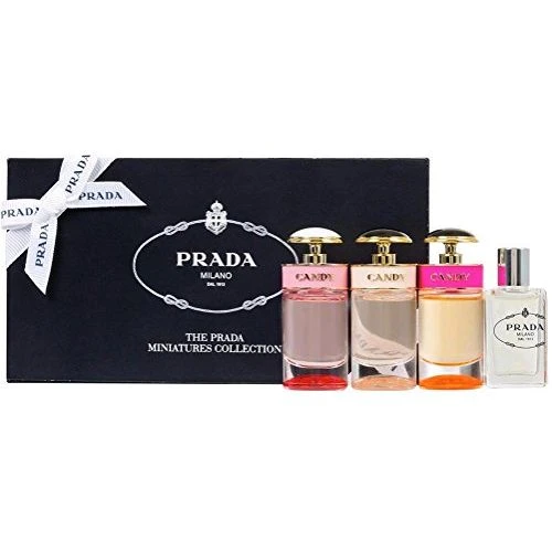 Prada - The Prada Miniatures Collection Prada - 7 Ml Candy EDP + 7 Ml Prada Candy Florale EDT + 7 Ml Prada Candy L'Eau EDT + 8 Ml Les Infusions De Prada EDP 1 Prada - The Prada Miniatures Collection Prada - 7 Ml Candy EDP + 7 Ml Prada Candy Florale EDT + 7 Ml Prada Candy L'Eau EDT + 8 Ml Les Infusions De Prada EDP