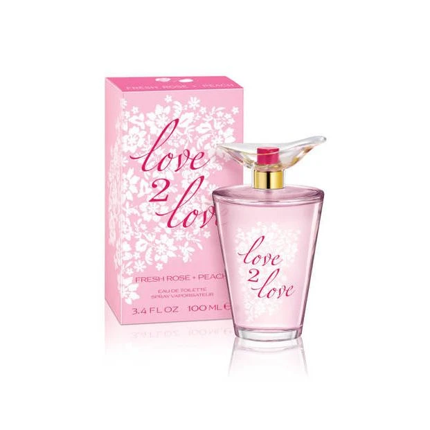 Love2Love Fresh Rose + Peach Eau De Toilette 100 Ml Spray 1 Love2Love Fresh Rose + Peach Eau De Toilette 100 Ml Spray