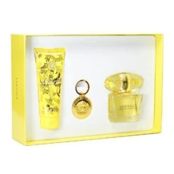 Versace Yellow Diamond Confezione Regalo 90ml EDT + 100ml Lozione Corpo + Etichetta Borsa
