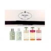 Prada Women Miniature Gift Set 8 Ml Infusion D'Iris EDP Fleur D'Oranger + 8 Ml Infusion D'Iris EDP + 7 Ml Prada Candy EDP + 7 Ml Prada Candy L'Eau EDT + 7 Ml Prada Candy Florale EDT