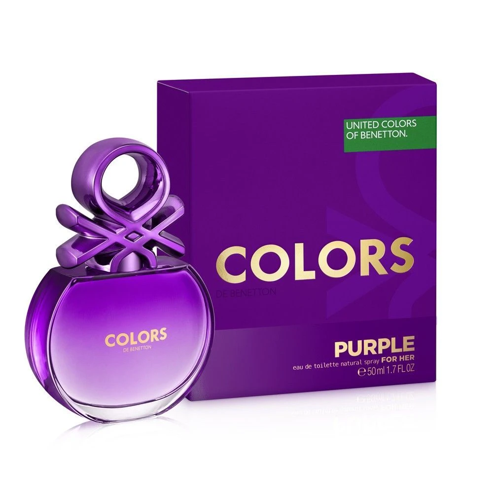 Benetton Colors De Benetton Purple 50 Ml Eau De Toilette Edt Profumo Donna 1 Benetton Colors De Benetton Purple 50 Ml Eau De Toilette Edt Profumo Donna