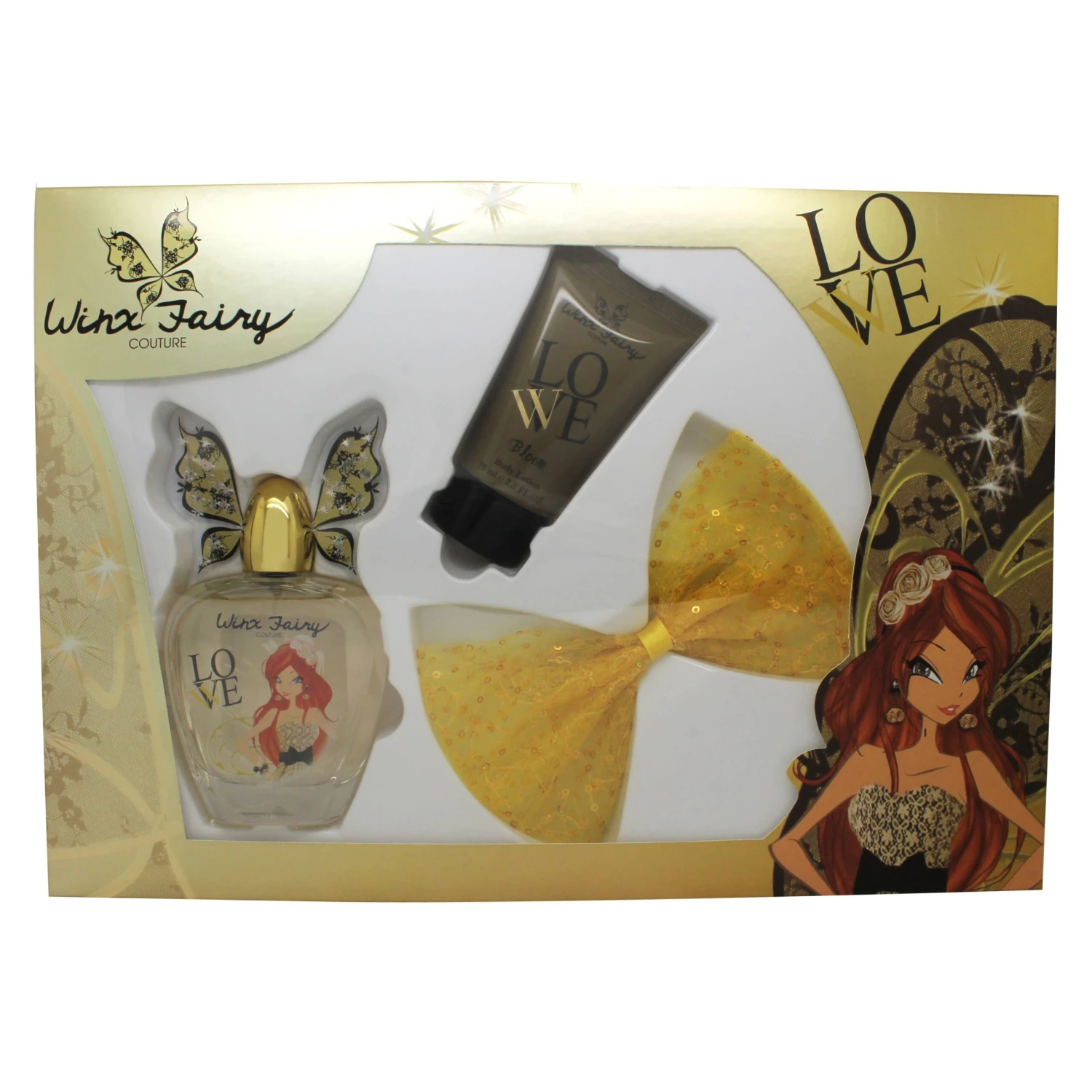 Winx Club Fairy Bloom Confezione Regalo 100ml EDT + 75ml Lozione Corpo + Molletta Capelli 1 Winx Club Fairy Bloom Confezione Regalo 100ml EDT + 75ml Lozione Corpo + Molletta Capelli