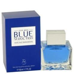 Antonio Banderas Blue Seduction 50 Ml Eau De Toilette Edt Spray Profumo Uomo