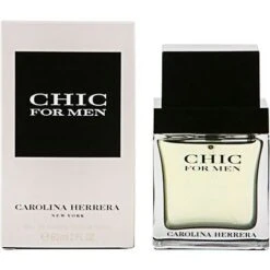 Carolina Herrera Chic For Men 60ml Eau De Toilette EDT Profumo Uomo