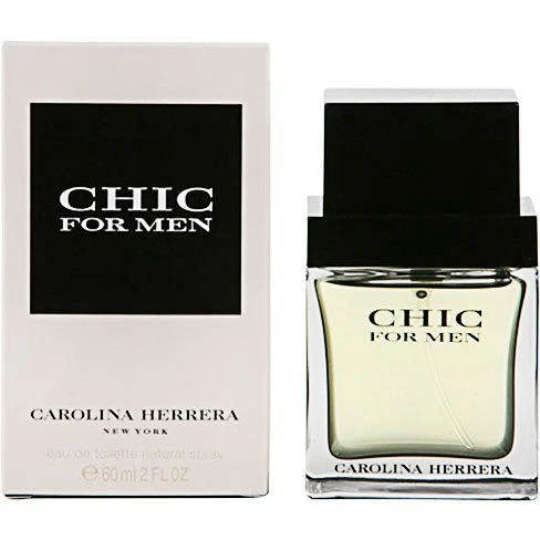 Carolina Herrera Chic For Men 60ml Eau De Toilette EDT Profumo Uomo 1 Carolina Herrera Chic For Men 60ml Eau De Toilette EDT Profumo Uomo