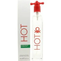 Benetton Hot 100 Ml Eau De Toilette Edt Profumo Donna Nuova Edizione