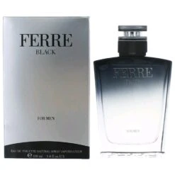 Profumo Uomo Gianfranco Ferre' Black Edt Eau De Toilette 100 Ml Vapo