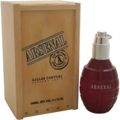 Gilles Cantuel Arsenal Red 100 Ml Eau De Parfum Edp Profumo Uomo
