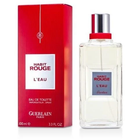 Guerlain Habit Rouge L'Eau 100 Ml Eau De Toilette Edt Profumo Uomo 1 Guerlain Habit Rouge L'Eau 100 Ml Eau De Toilette Edt Profumo Uomo