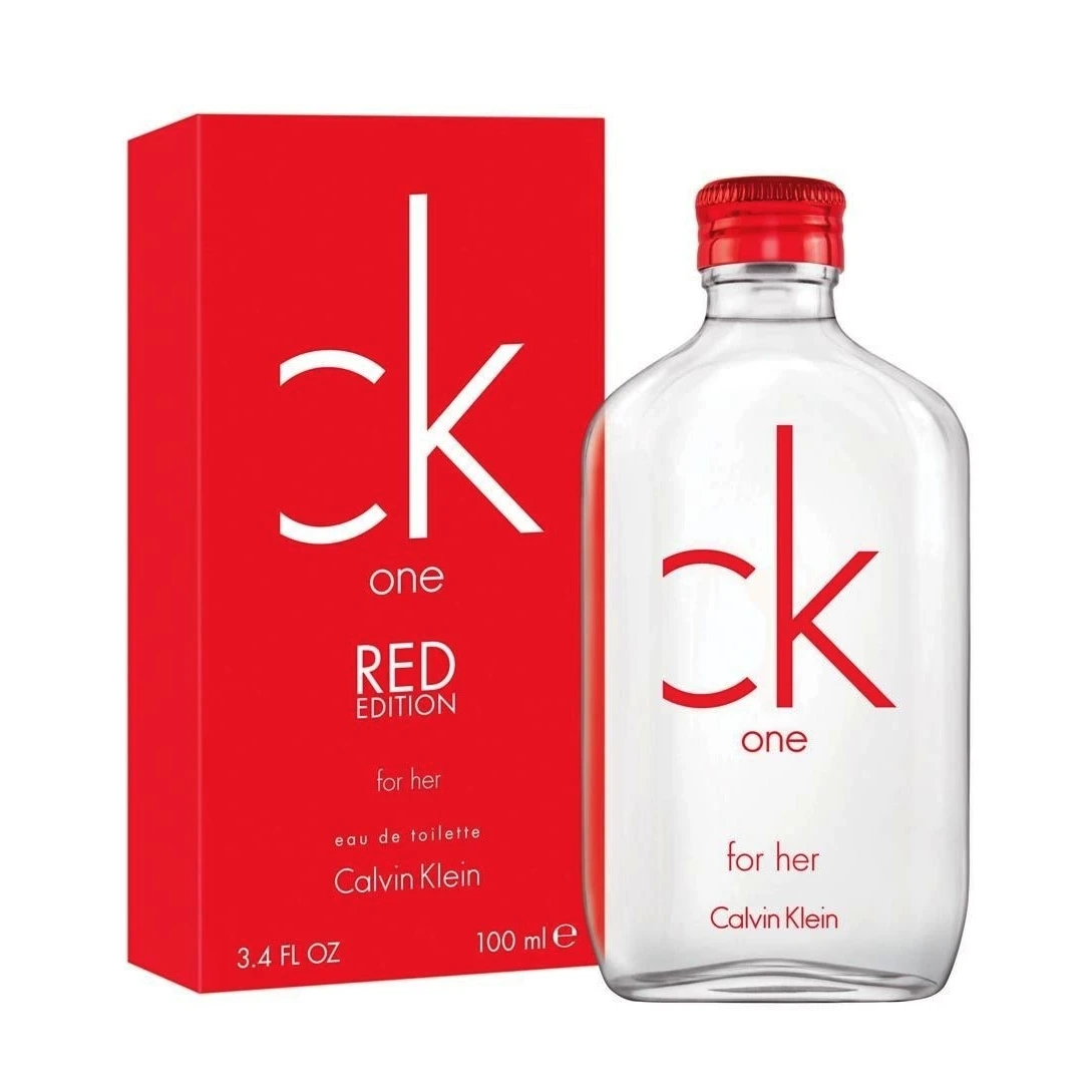 Calvin Klein CK One Red For Her Eau De Toilette Spray 100 Ml 1 Calvin Klein CK One Red For Her Eau De Toilette Spray 100 Ml